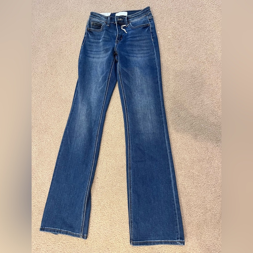NEW with tags women’s jeans vervet size 24 bootcut mid rise western cowgirl